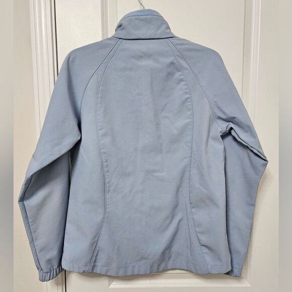 VTG Black Diamond Jacket Women’s Medium Blue Mock Neck Long Sleeve Full Zip GUC - Picture 10 of 10